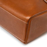 Hermes Kelly Messenger GM Fauve Barenia Faubourg Palladium Hardware