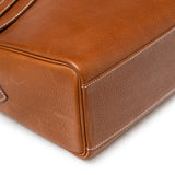Hermes Kelly Messenger GM Fauve Barenia Faubourg Palladium Hardware