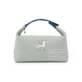Hermes Bride-A-Brac Cabriole Case GM Toile Blue Nattier