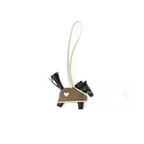Hermes Rodeo Robeo Coeur Charm PM Etoupe/Black/Craie Milo Lambskin