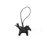 Hermes Rodeo Pegase Bag Charm PM So Black Milo Lambskin