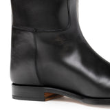 Hermes Kelly Jumping Boot Black Box Palladium Plated