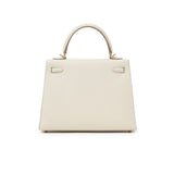Hermes Kelly 25 Sellier Epsom Craie Permabrass Hardware