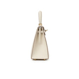 Hermes Kelly 25 Sellier Epsom Craie Permabrass Hardware