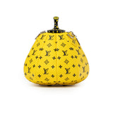 Louis Vuitton X Yayoi Kusama Limited Edition Yellow/Black Leather Pumpkin Bag