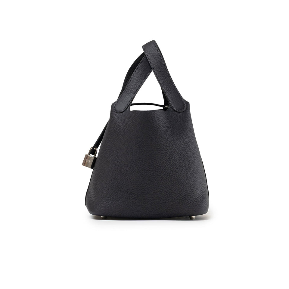 Hermes Picotin 18 Plomb Clemence Palladium Hardware