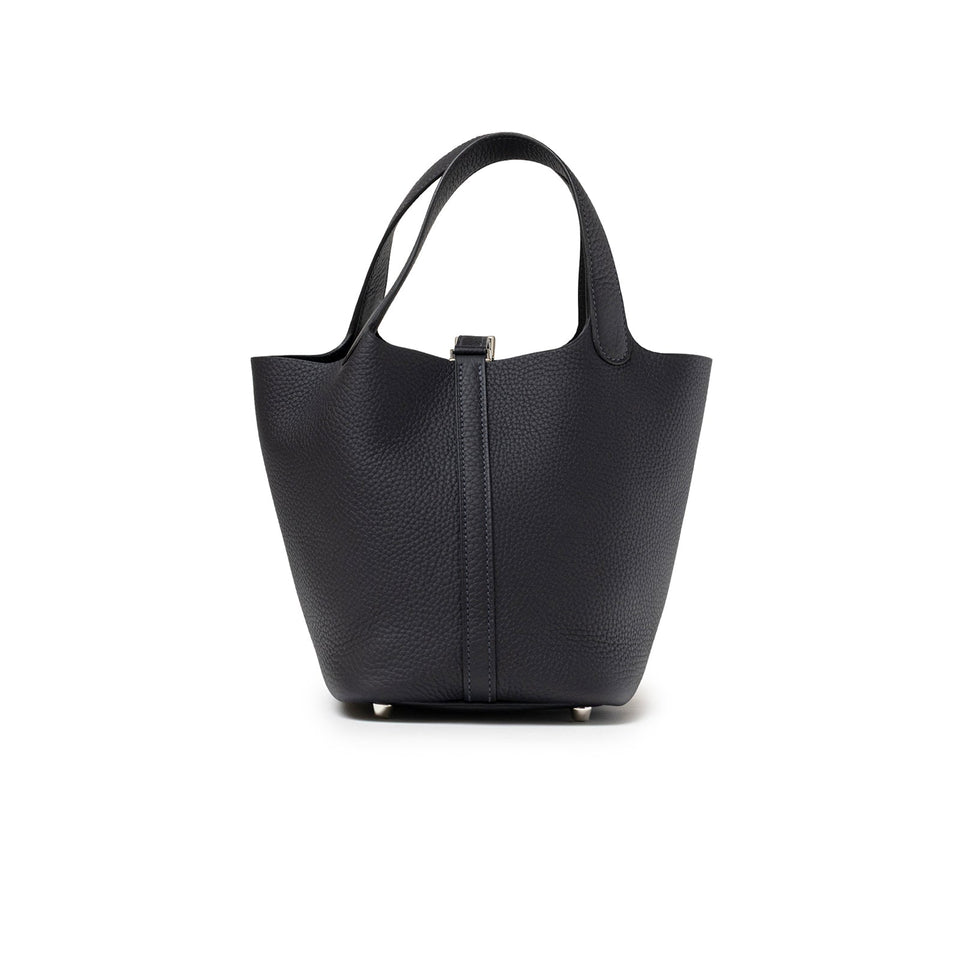 Hermes Picotin 18 Plomb Clemence Palladium Hardware