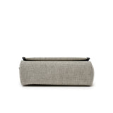 Hermes Mini Herbag Zip 20 Ecru/Black Toile and Vache Hunter Palladium Hardware