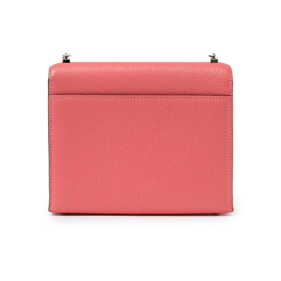 Hermes Mini Verrou Chaine Bag Rose Azalee Chevre Mysore Palladium Hardware