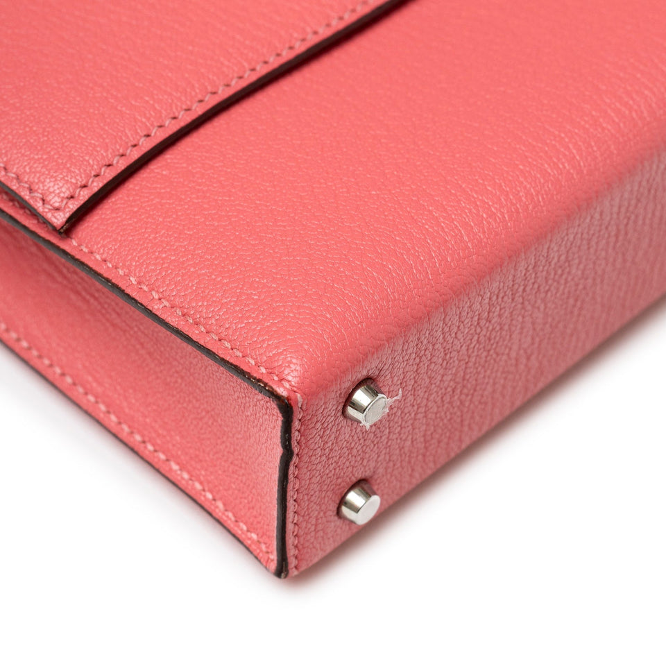 Hermes Mini Verrou Chaine Bag Rose Azalee Chevre Mysore Palladium Hardware