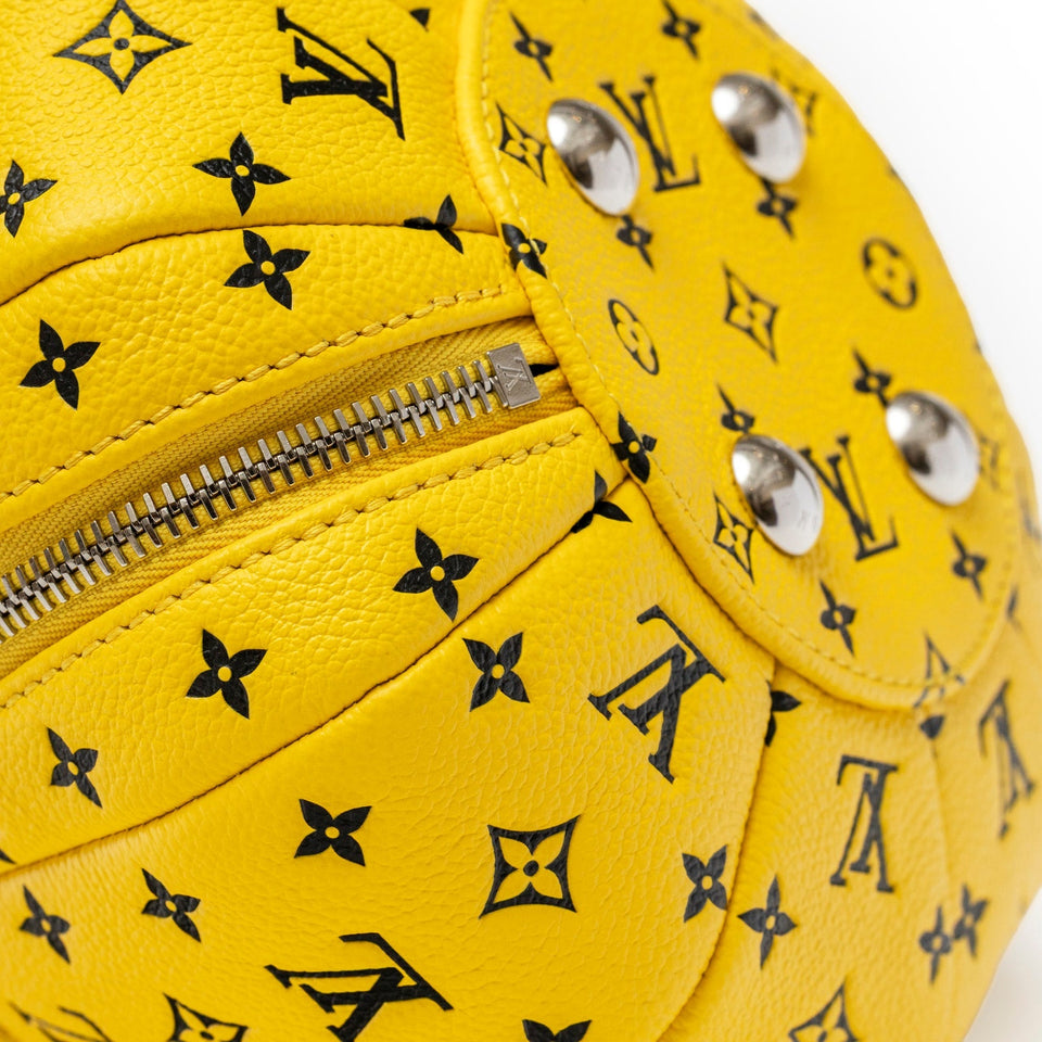 Louis Vuitton X Yayoi Kusama Limited Edition Yellow/Black Leather Pumpkin Bag
