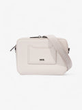 Christian Dior Double Zipped Messenger  Cream Leather