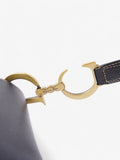 Christian Dior Saddle Bag Black Calfskin Leather