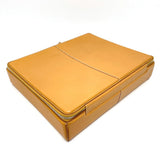 Hermes Handbag leather beige Yale light MM mens