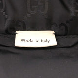Gucci Down jacket 452434 Nylon, Down black GG nylon emblem mens 44