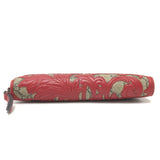 Gucci Long Wallet Purse 410102 GG Supreme Canvas Red x brown GG Supreme Women