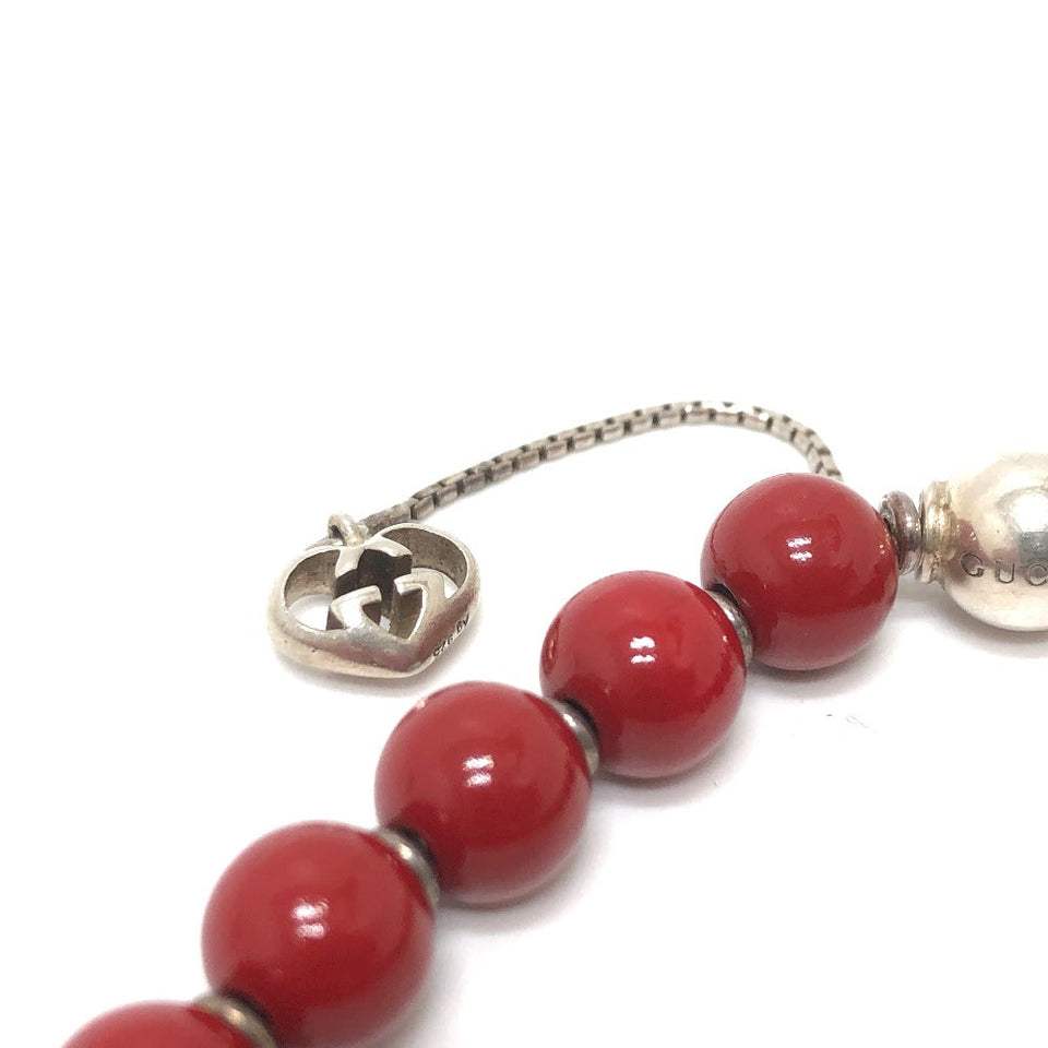 Gucci bracelet 286673 Wood Red Interlocking G unisex(Unisex)