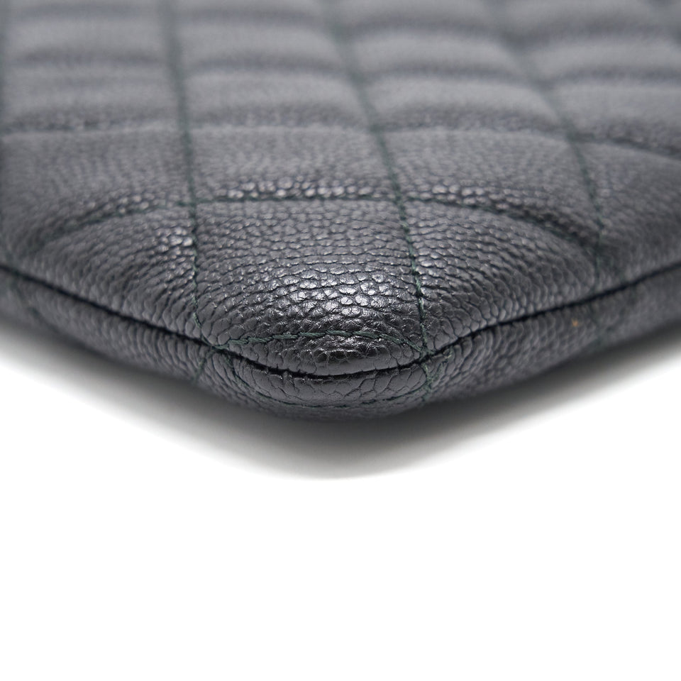 Chanel Boy Pouch Cavier Black