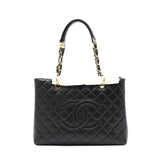 Chanel Grand Shopping Tote Black Cavier