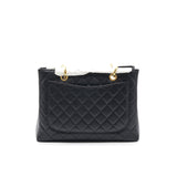 Chanel Grand Shopping Tote Black Cavier