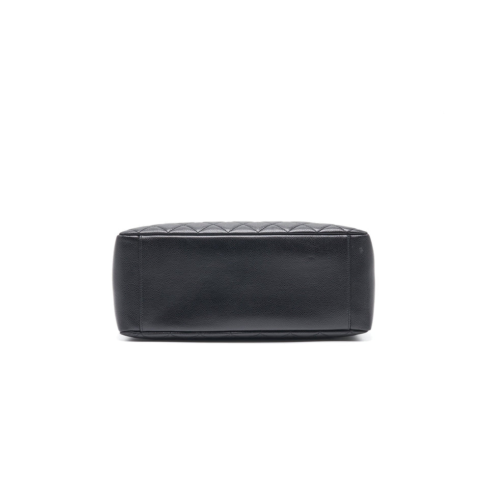 Chanel Grand Shopping Tote Black Cavier