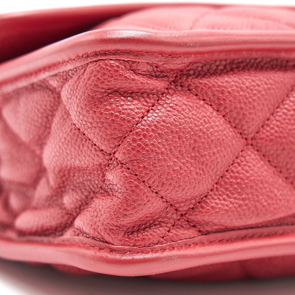 Chanel Cavier Flap Bag Red