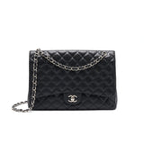 Chanel Cavier Classic Maxi Single Flap bag Black