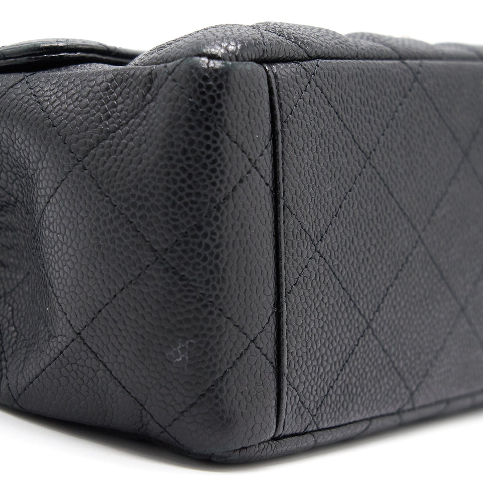 Chanel Cavier Classic Maxi Single Flap bag Black