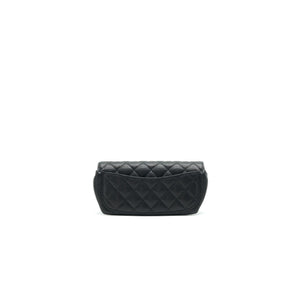 Chanel Glasses Case With Chain Caviar Black L