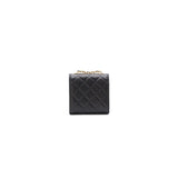 Chanel Lambskin Quilted Mini Trendy CC Chain Wallet Black