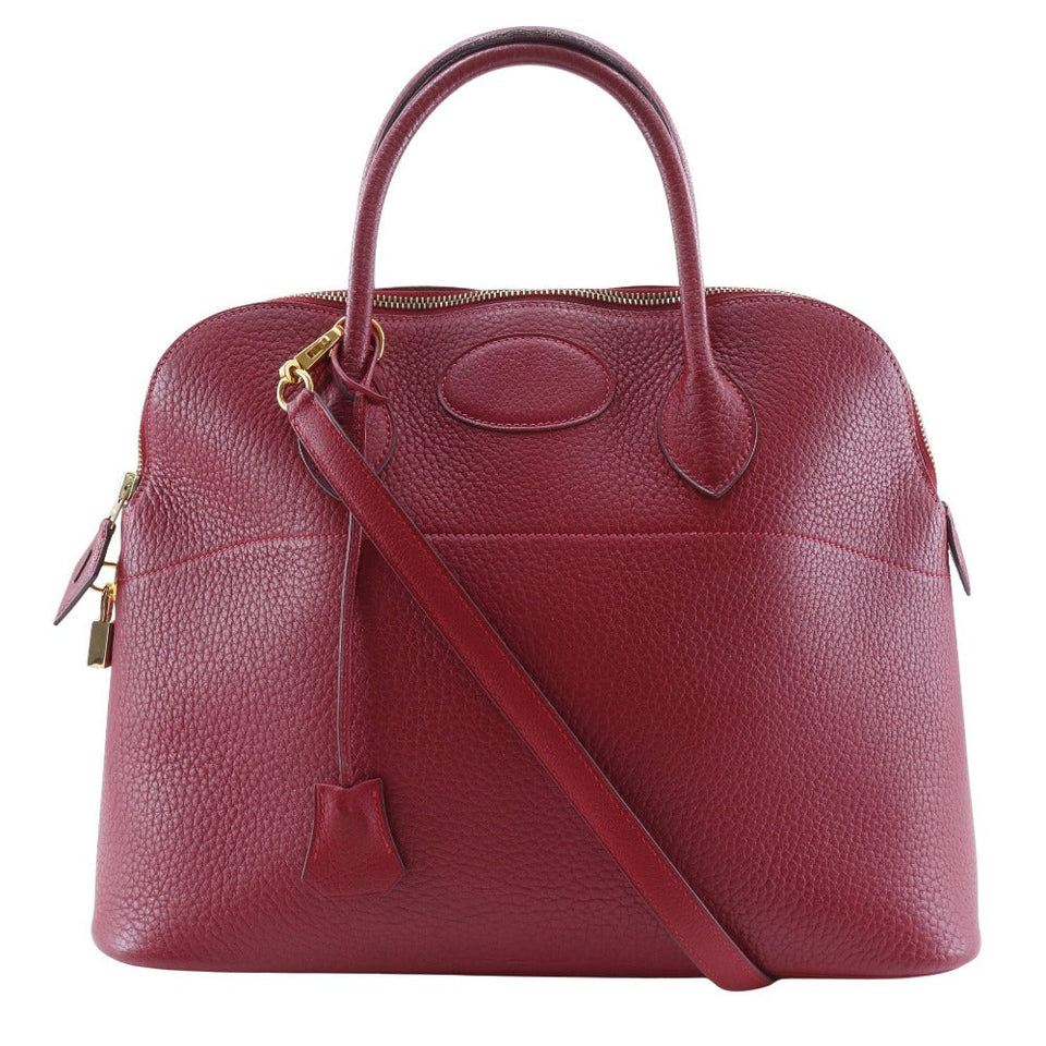 Hermes Handbag Ardenne Red Bored 35