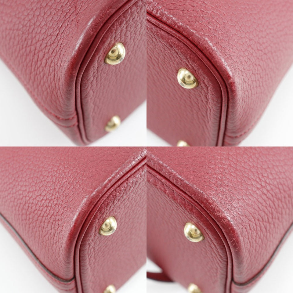 Hermes Handbag Ardenne Red Bored 35
