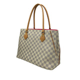 White Louis Vuitton Damier Azur Calvi Tote Bag