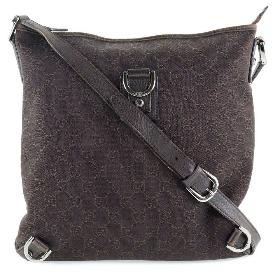 Gucci Shoulder Bag 268642 GG canvas Brown Abbey Women