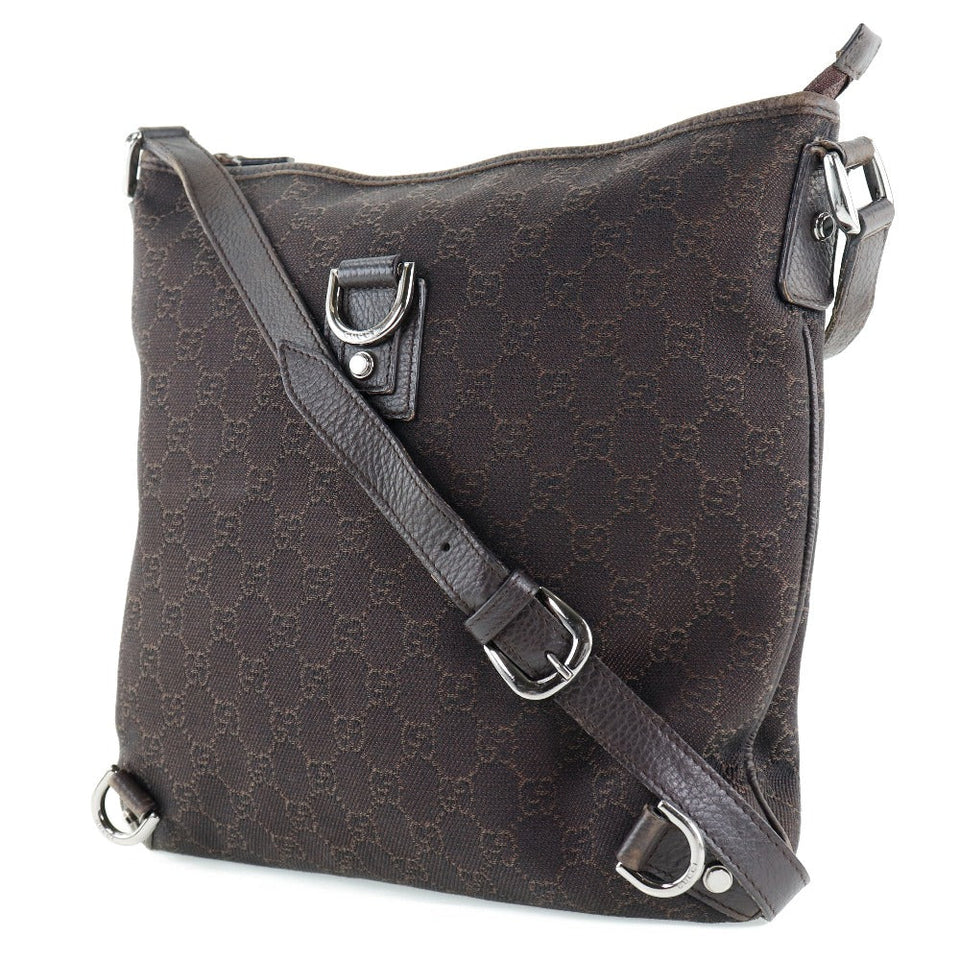 Gucci Shoulder Bag 268642 GG canvas Brown Abbey Women