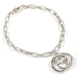 Gucci bracelet Silver925 Silver Interlocking G