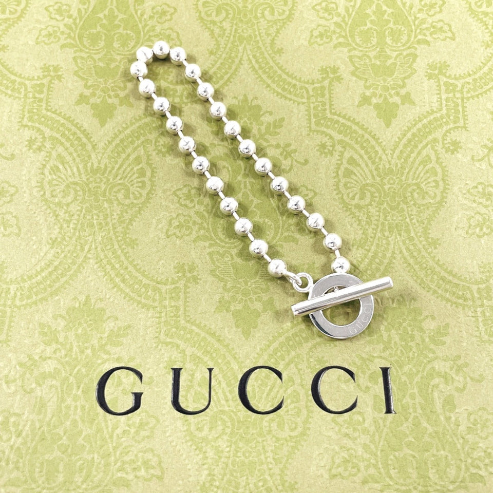 Gucci bracelet Silver925 Silver Ball chain 19