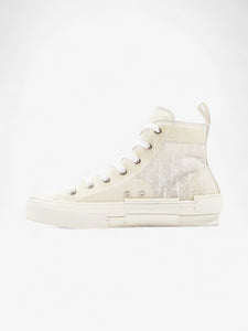Christian Dior B23 High Top White Canvas EU 41 UK 7