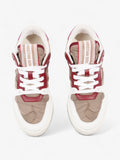 Christian Dior Camouflage Nylon White / Burgundy / Brown  Nylon EU 36 UK 3