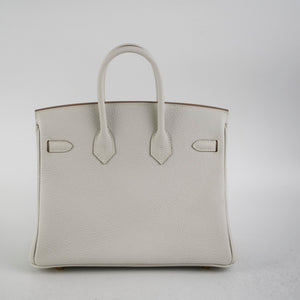 Hermes Birkin 25 Togo Gris Pale