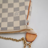 Louis Vuitton Eva Clutch Damier Azur