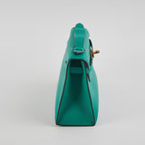 Hermes Kelly Pochette Vert Verone Swift - C Stamp