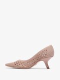 Dior Capture Mules 65 Nude Knit EU 36.5 UK 3.5