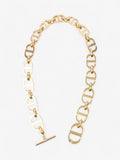 Christian Dior CD Link Chocker Gold / Grey Base Metal