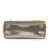 Christian Dior Lady Dior - Silver Patent Leather