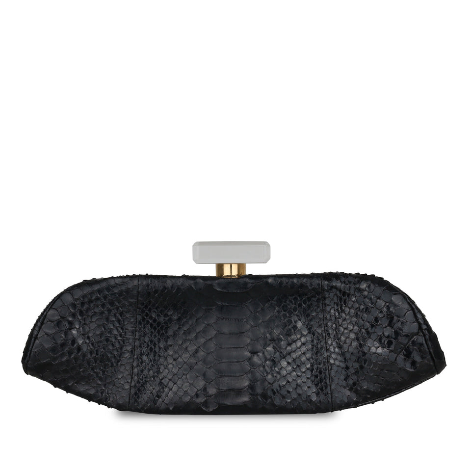 Chanel Python Clutch