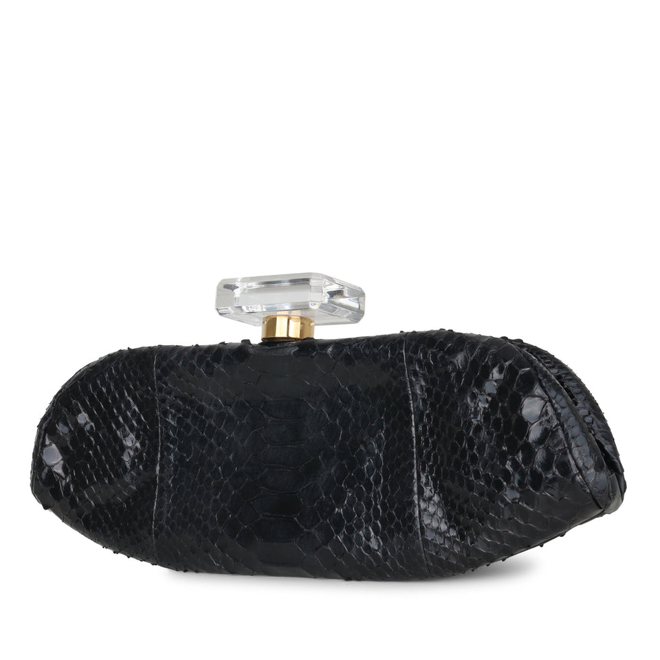 Chanel Python Clutch
