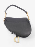 Christian Dior Saddle Bag Black Calfskin Leather