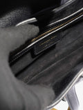 Christian Dior Saddle Bag Black Calfskin Leather