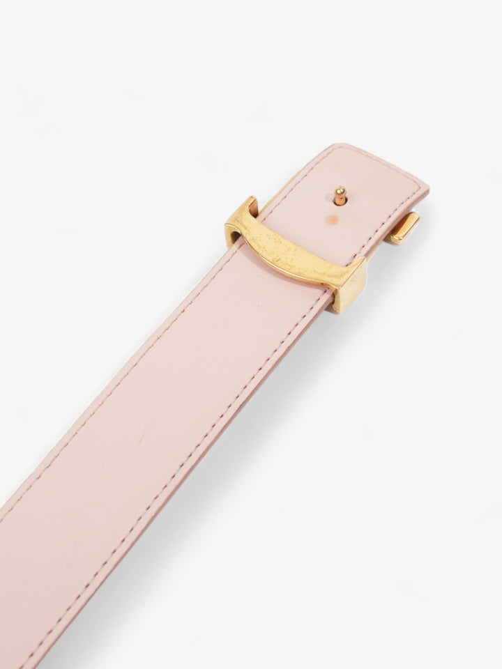 Louis Vuitton LV Iconic Reversible Belt Damier Azur / Rose Ballerine Coated Canvas 80cm / 32"